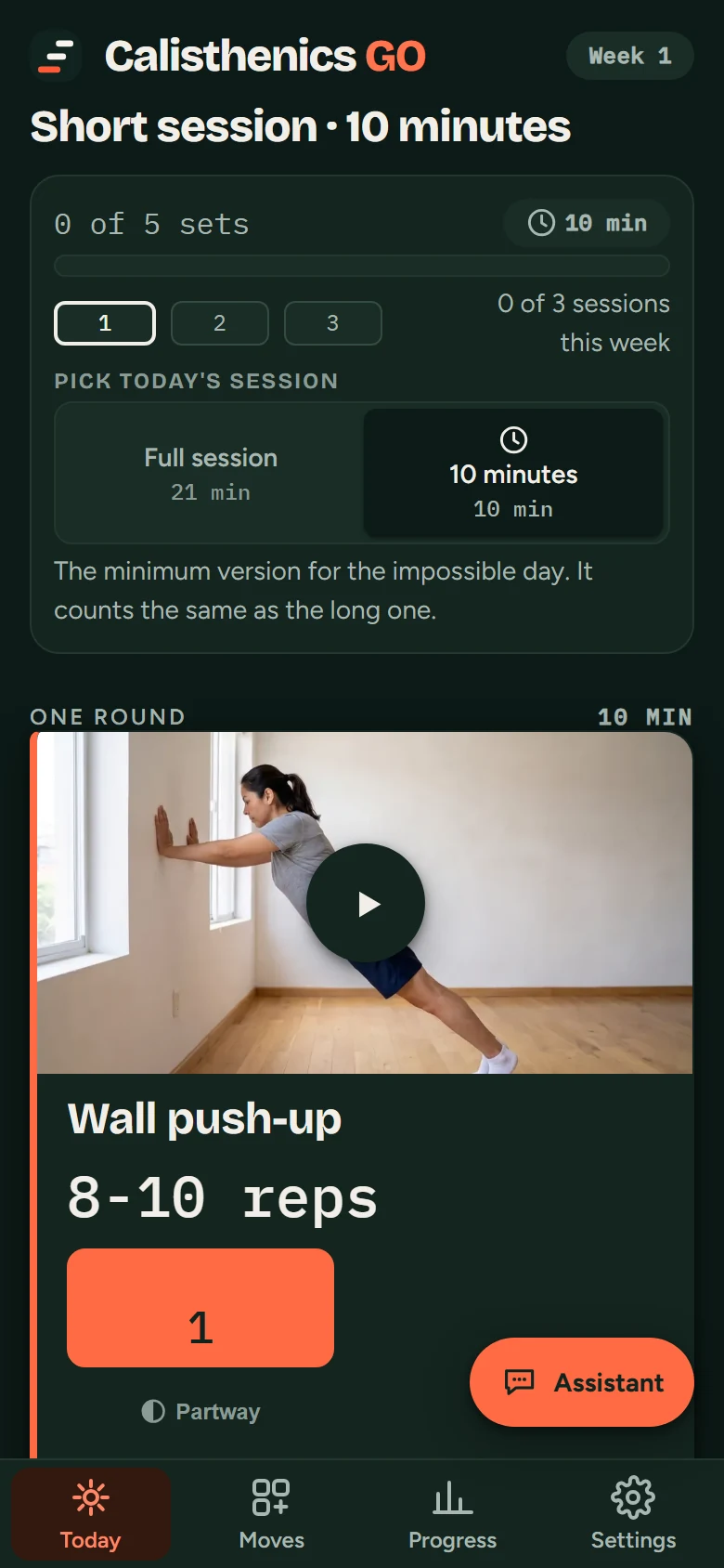 The emergency session on a phone: the day's short version, which counts the same as the long one.